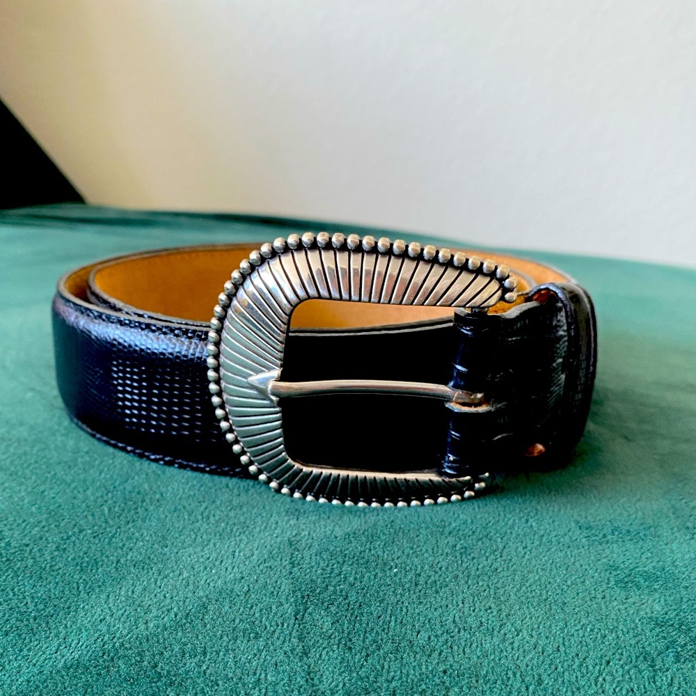 Textured Leather men’s belt